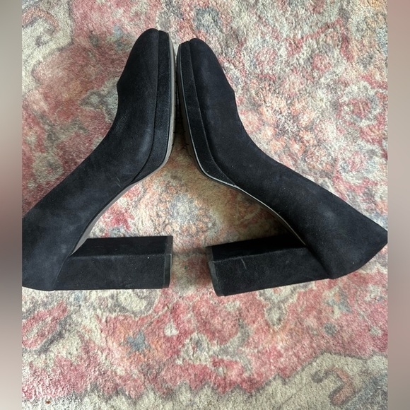 COLE HAAN Renner Grand Pump II Black Suede Size 7 - Picture 3 of 9